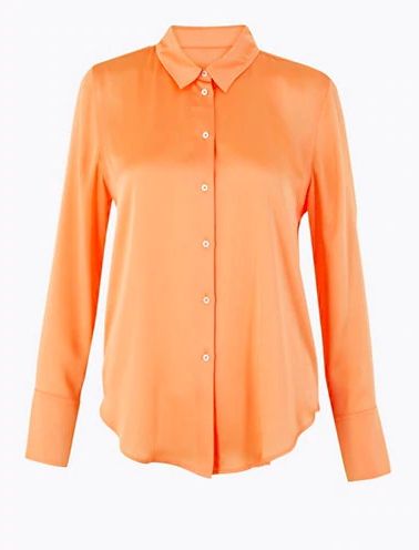 Amanda Holden's bright Marks & Spencer shirt brings the sunshine | HELLO!
