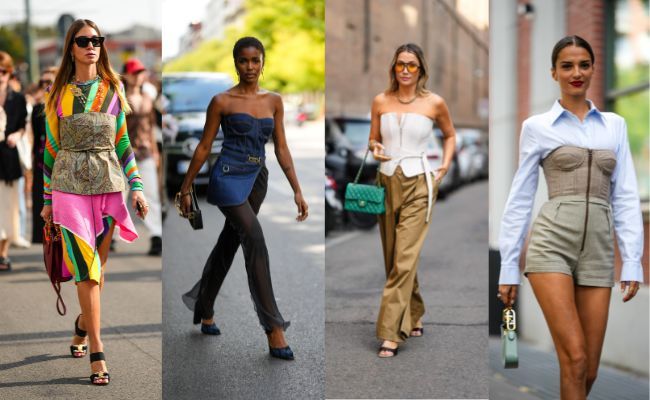 Camo and Corsets Are Gaining Street Style Traction on Day 2 of Milan Fashion  Week - Fashionista