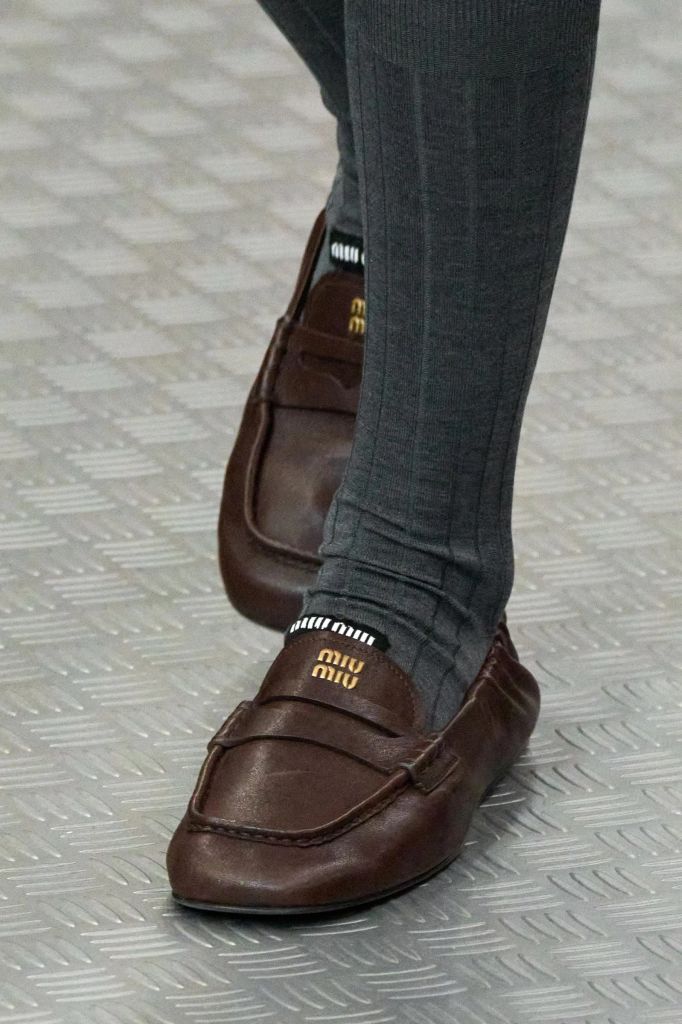 Miu Miu ruched loafers