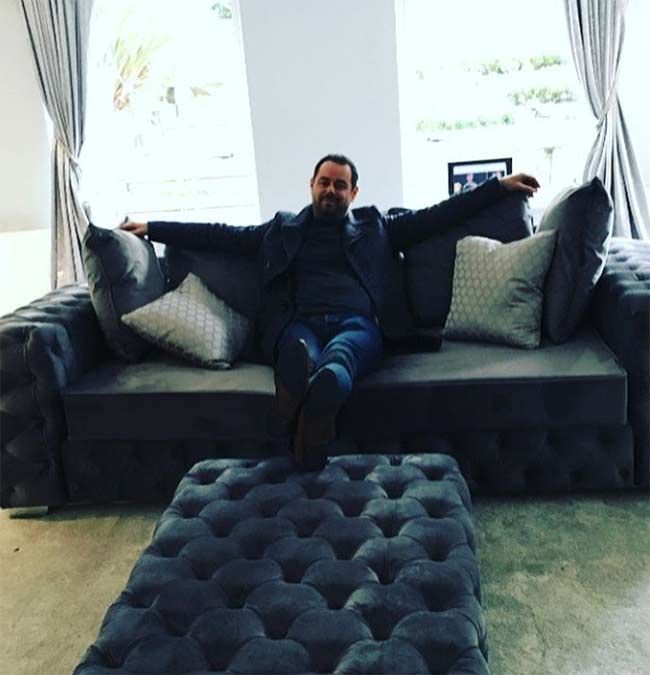 Danny Dyer house new sofa