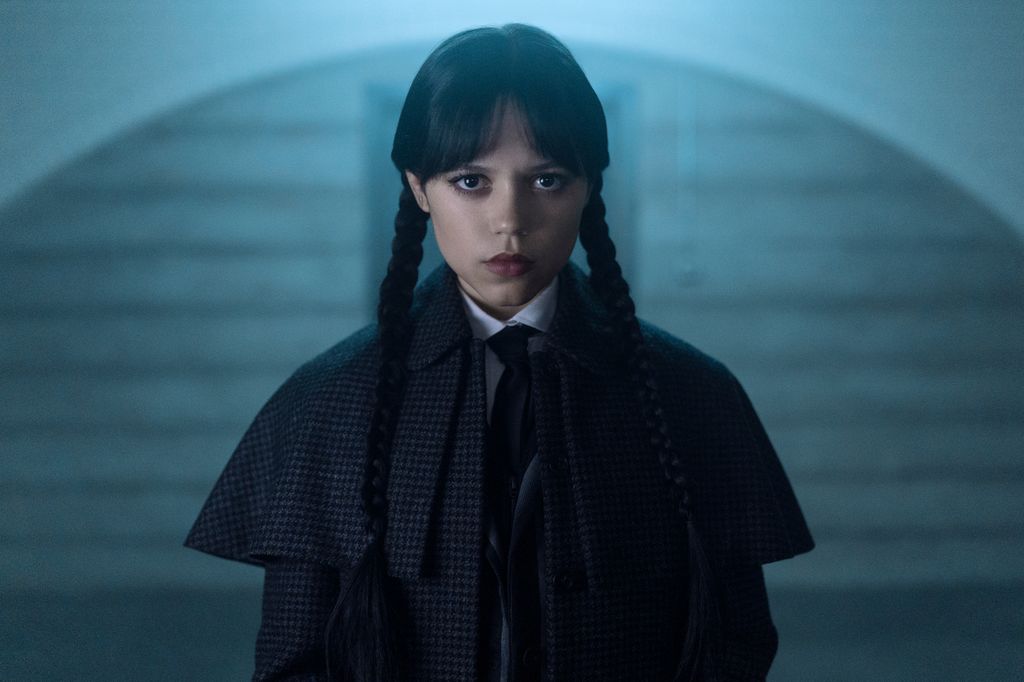 Jenna Ortega as Wednesday Addams in Wednesday