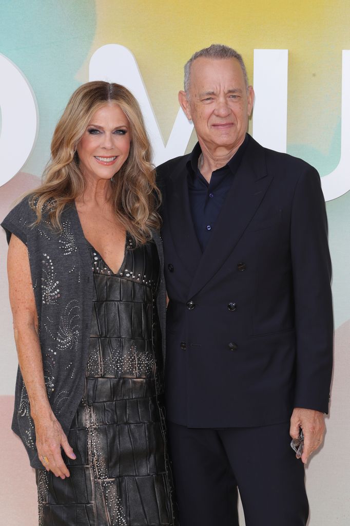 ita Wilson and Tom Hanks attend the UK Special Screening for Lena Dunhamâs Too Much at the Barbican Centre on June 23, 2025 in London, England
