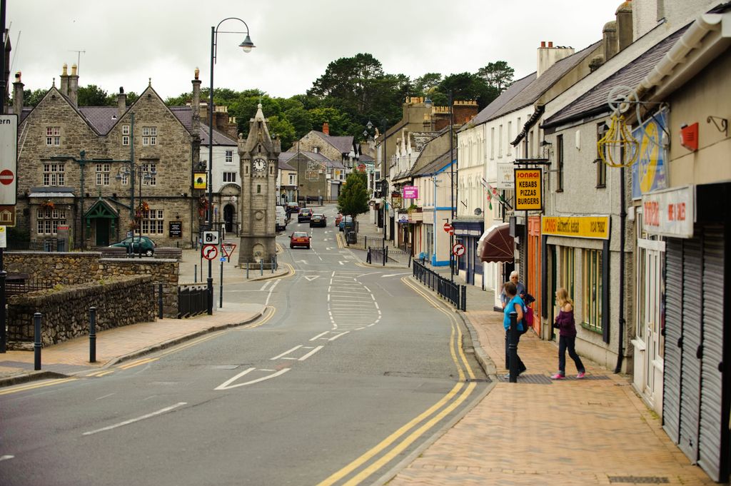 The high street in Llangefni