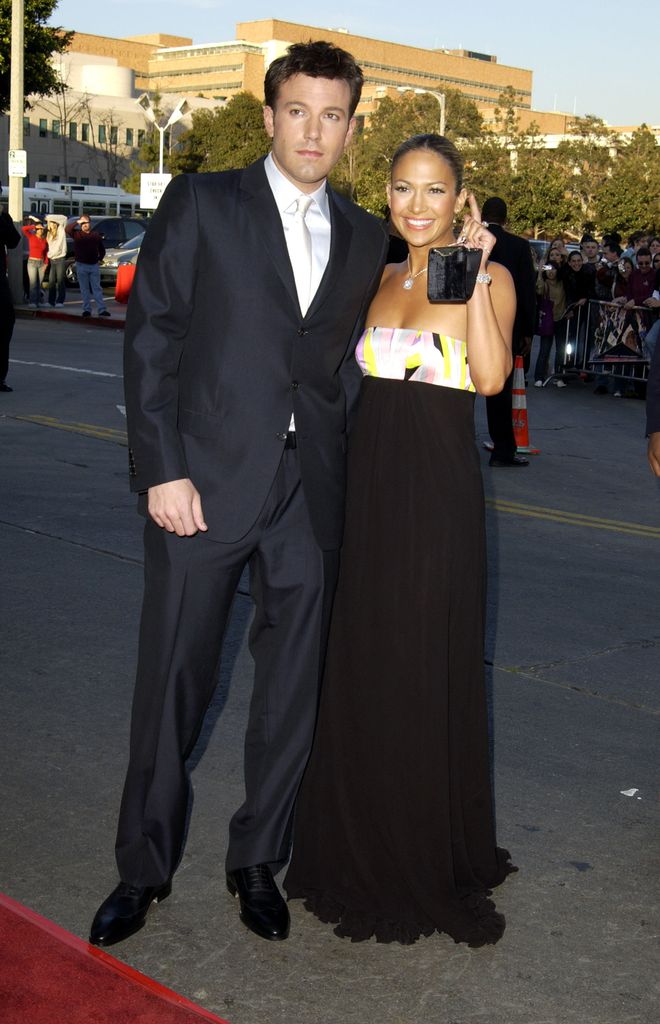 Ben Affleck and Jennifer Lopez during "Daredevil" Premiere - Los Angeles at Mann Village Theater in Westwood, California, United States. (Photo by SGranitz/WireImage)