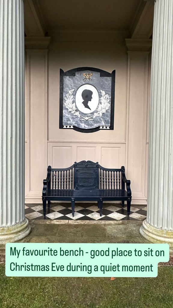 Charles Spencer's memorial bench for Princess Diana