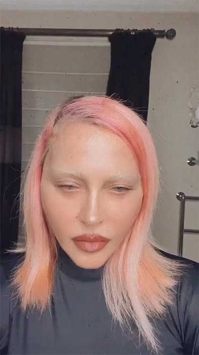 madonna bleached eyebrows