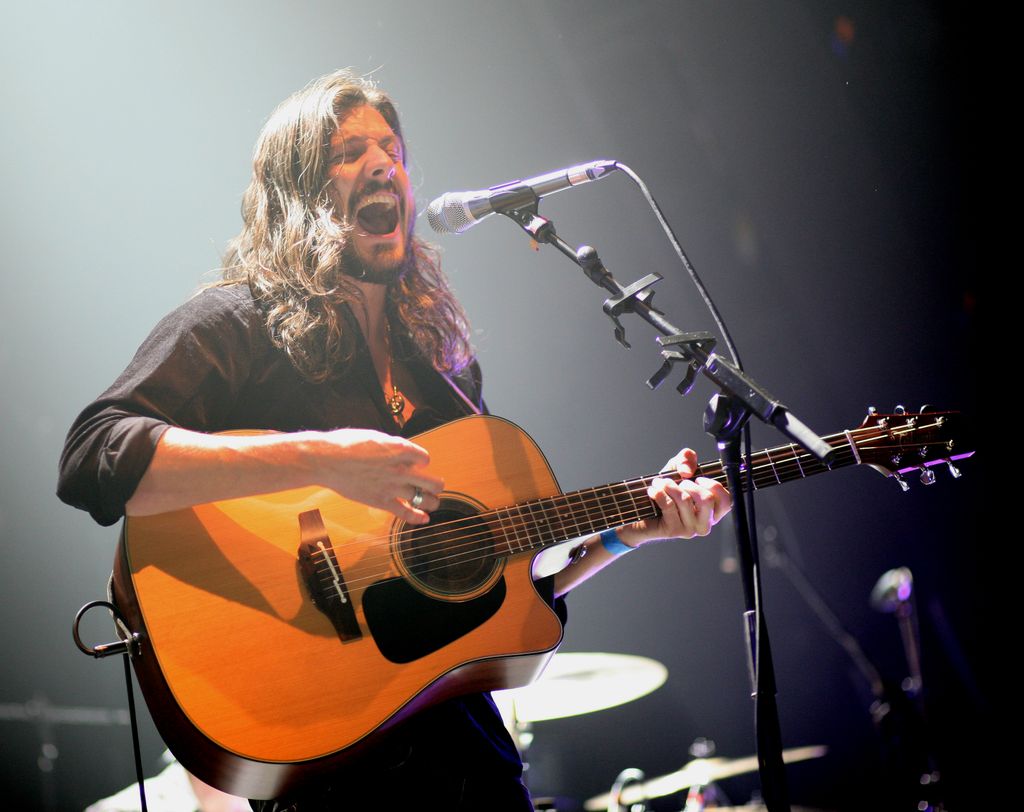Rich Thomas from Brother and Bones performs at BIC on March 4, 2014 in Bournemouth