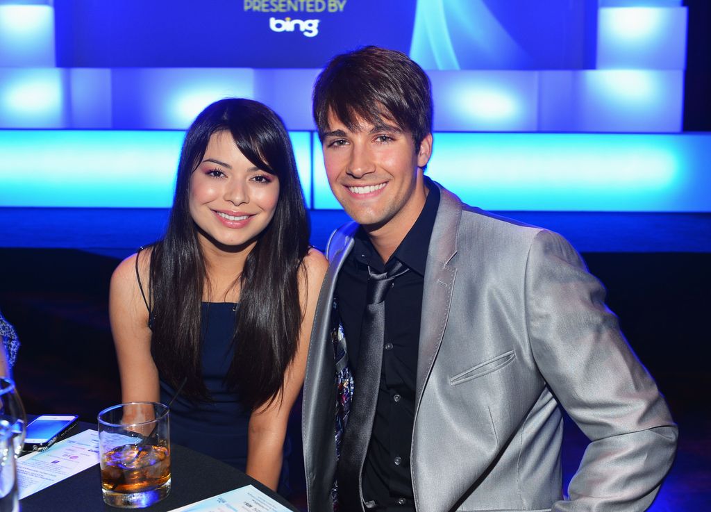 Miranda Cosgrove and actor/singer James Maslow