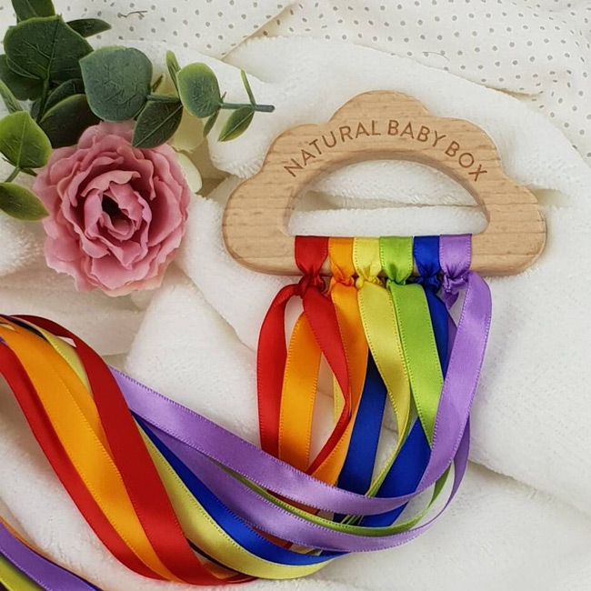 original_baby sensory ribbon rainbow