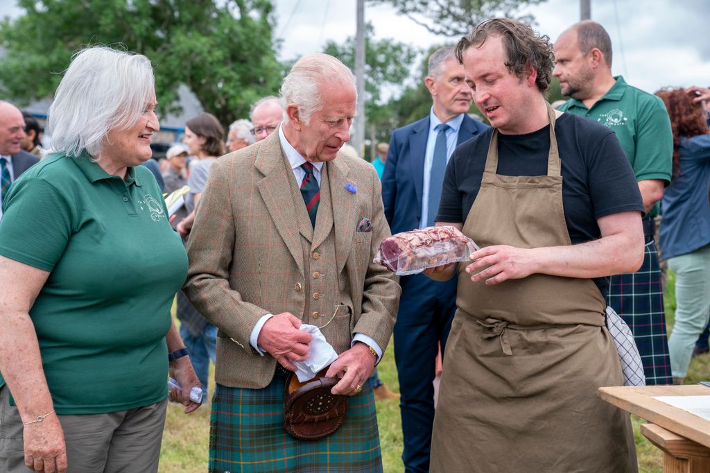 The King was gifted a saddle of venison