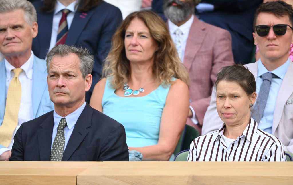 Daniel Chatto and Lady Sarah Chatto at Wimbledon