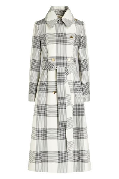 Princess Beatrice and Princess Eugenie twin in houndstooth trench-style ...