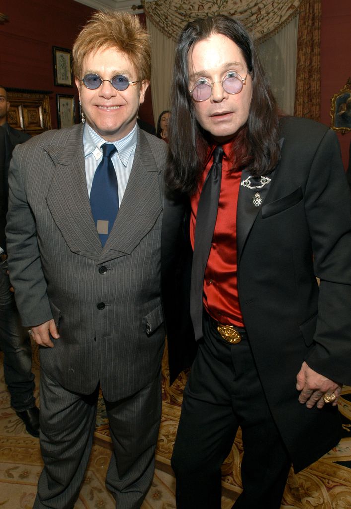 Sir Elton John and Ozzy Osbourne in 2003