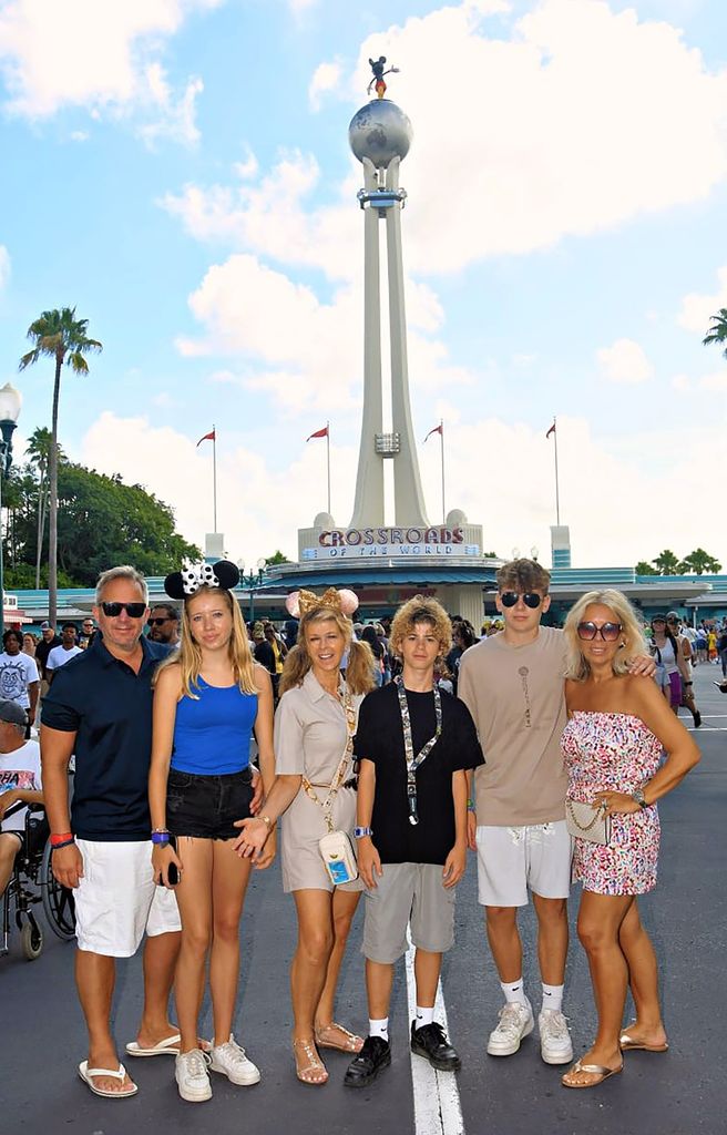 Kate and son Bill with Vickie and her family