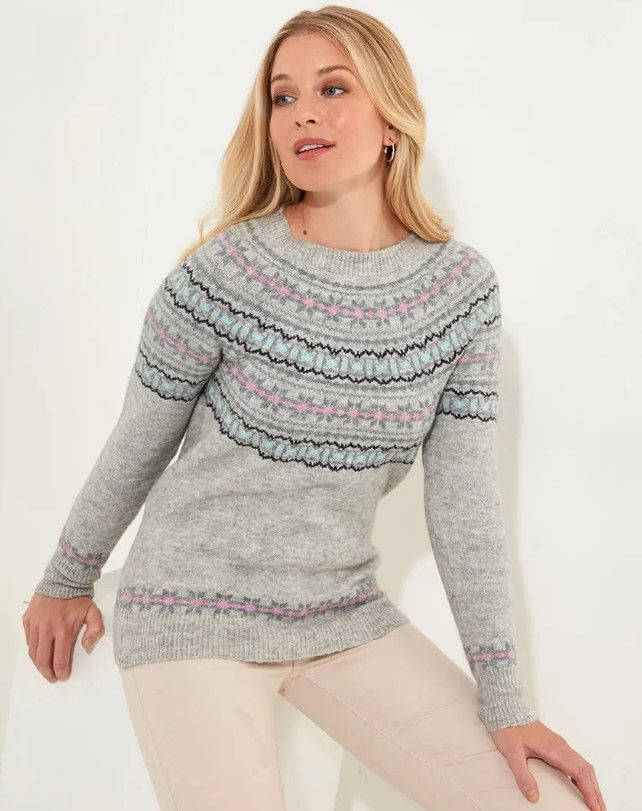 Cosy Cabin Fairisle Jumper from Joe Brown's