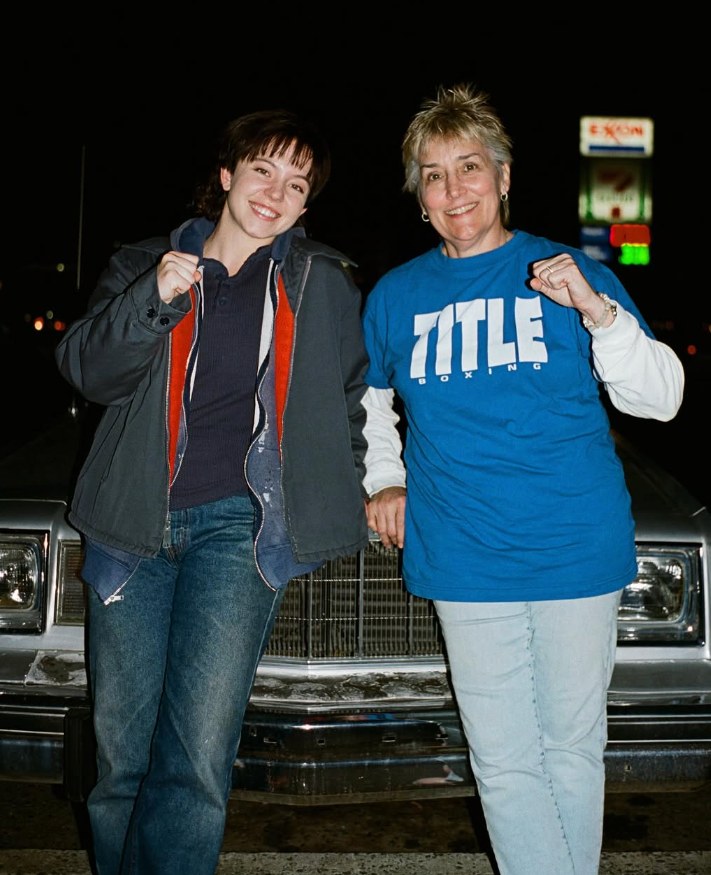 sydney sweeney with boxer Christy Martin