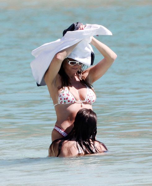 heidi klum tom kaulitz st. barts beach