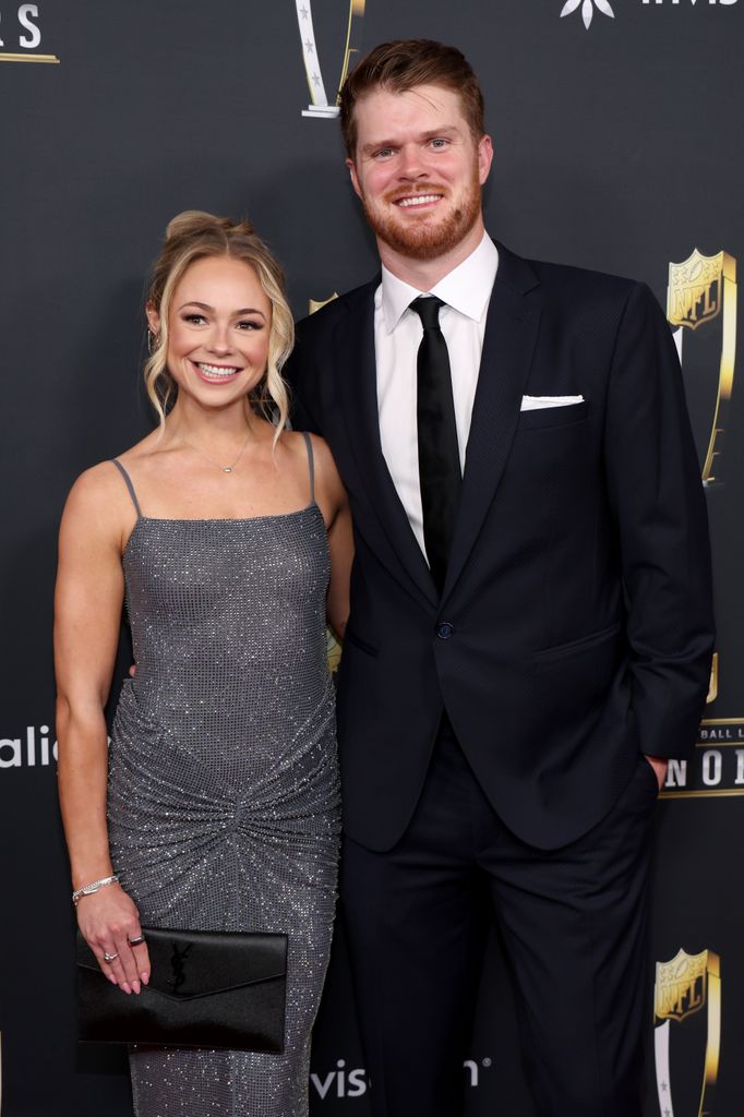 Katie Hoofnagle and Sam Darnold attend the 14th Annual NFL Honors