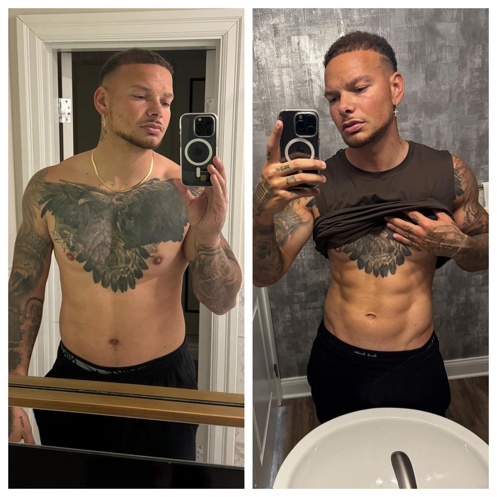 kane brown before and after photos body transformation
