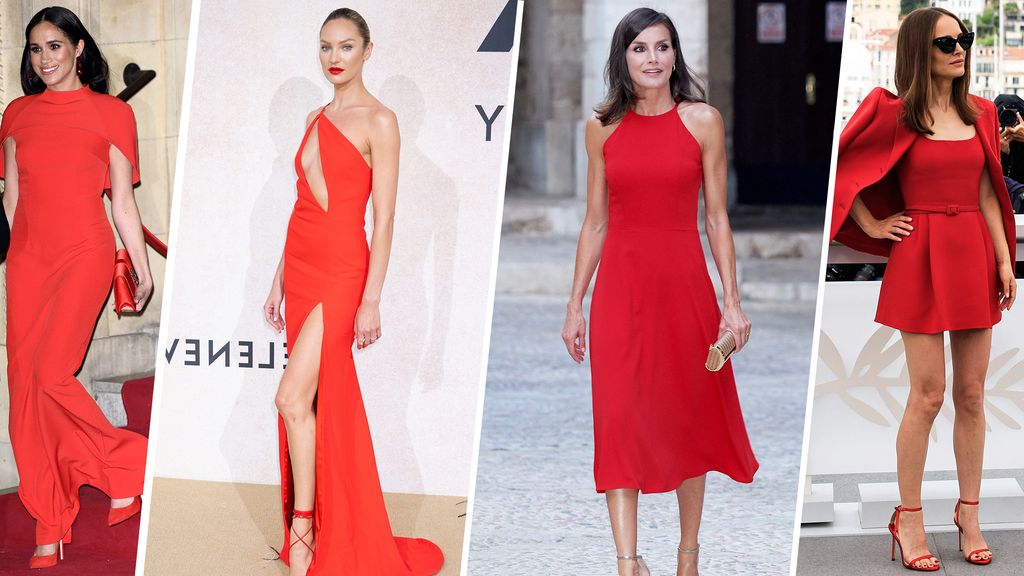 Photos from Celebs in Red Dresses