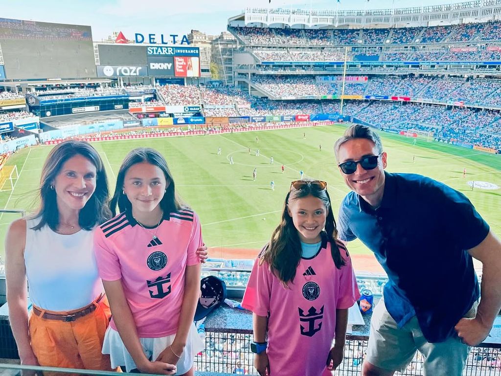 Whit with his two daughters