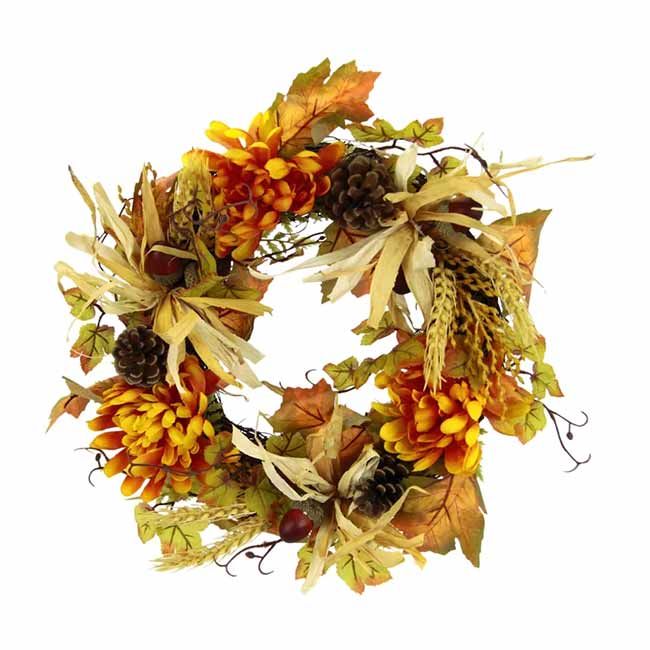 Crysanthemum wreath wayfair