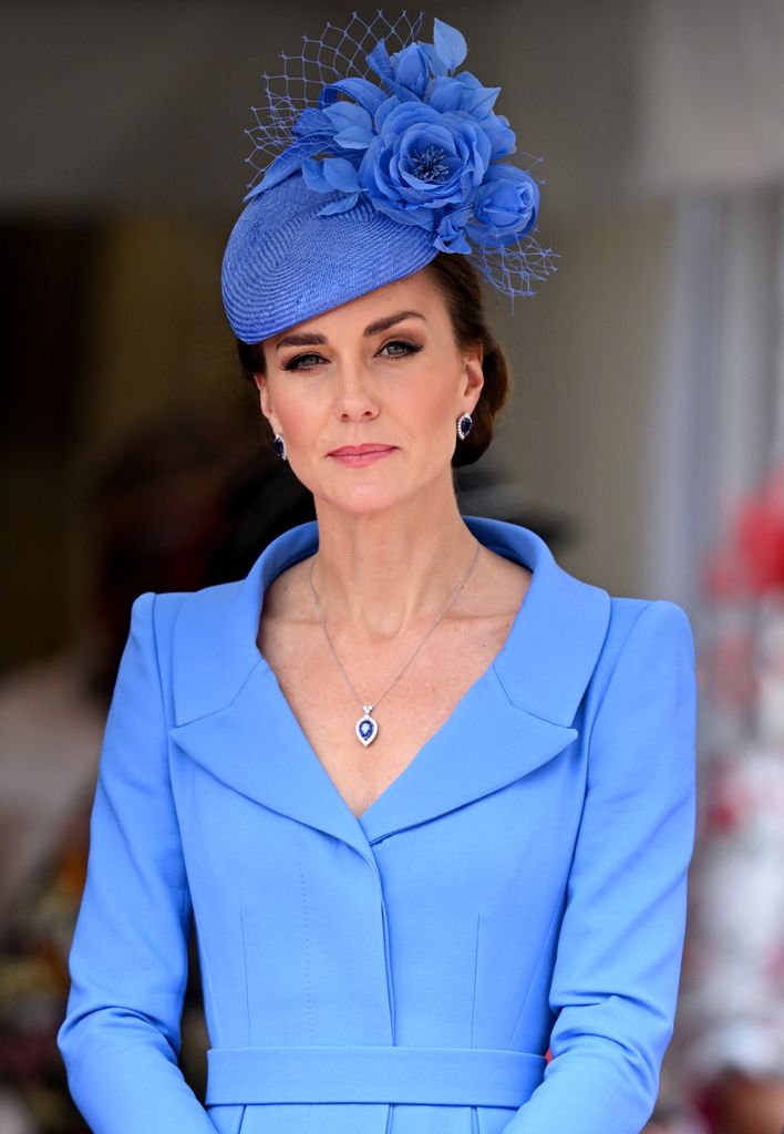 Kate Middleton attends The Order of The Garter service at St George's Chapel, Windsor Castle 
