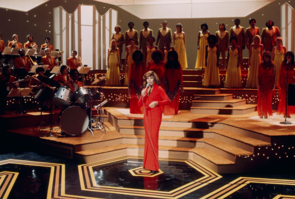 Tina Turner starring in the pilot for the ABC TV series 'Constantinople' in 1977