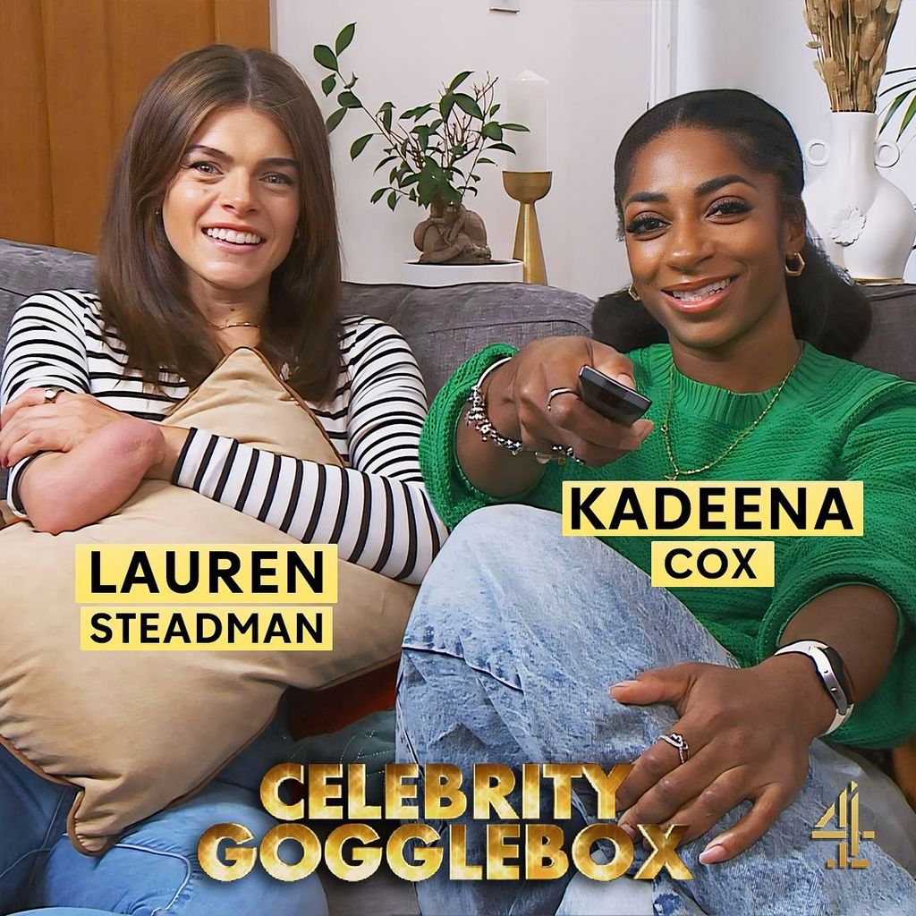 Lauren Steadman and Kadeena Cox on Gogglebox
