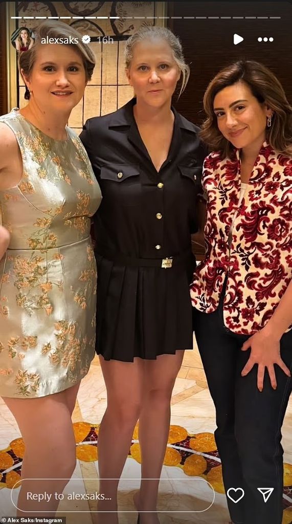 Jillian Bell, Amy Schumer and Alex Saks attend a Paul McCartney concert