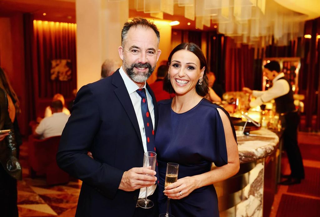 Suranne Jones with her husband Laurence Akers