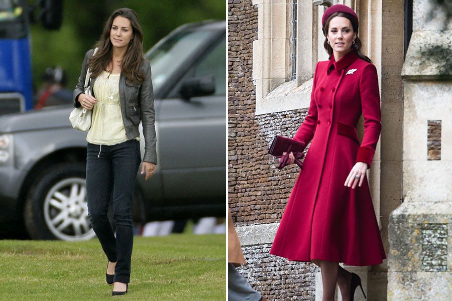 kate middleton then and now new