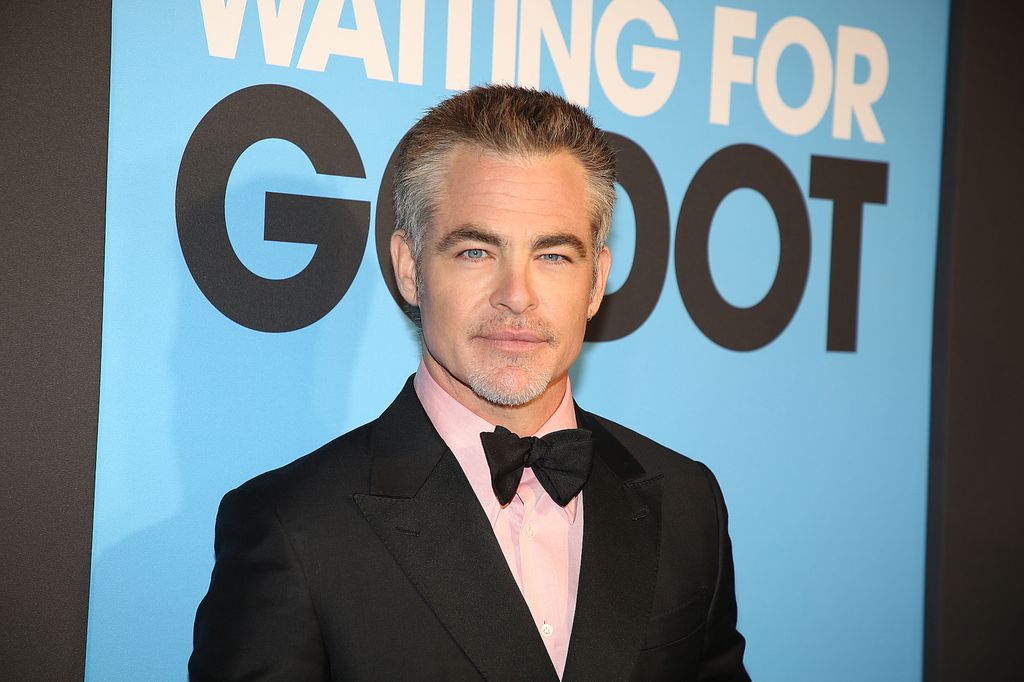 Chris Pine at the opening night of the new Jamie Lloyd production of "Waiting for Godot" on Broadway