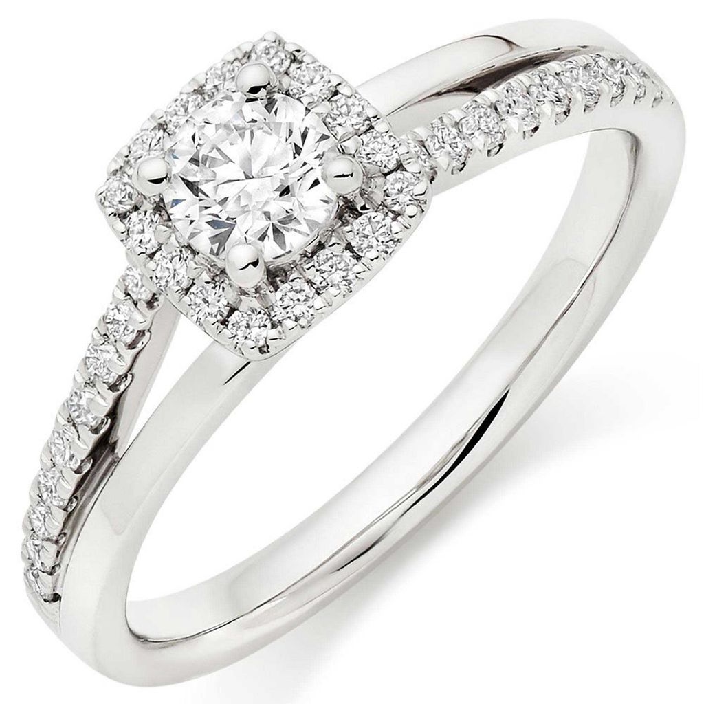 Beaverbrooks Diamond Halo Ring