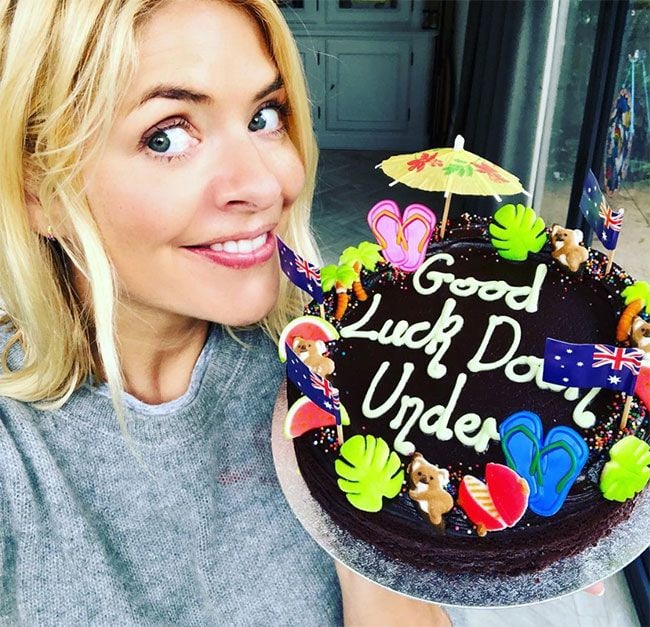 Holly Willoughby cake im a celeb