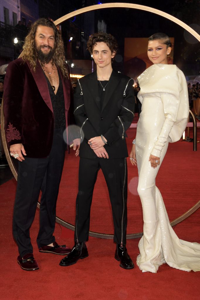 Jason Momoa Timothe Chlamet Zendaya Dune 3