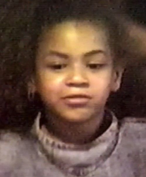 Beyonce as a child looking identical to daughter Blue Ivy