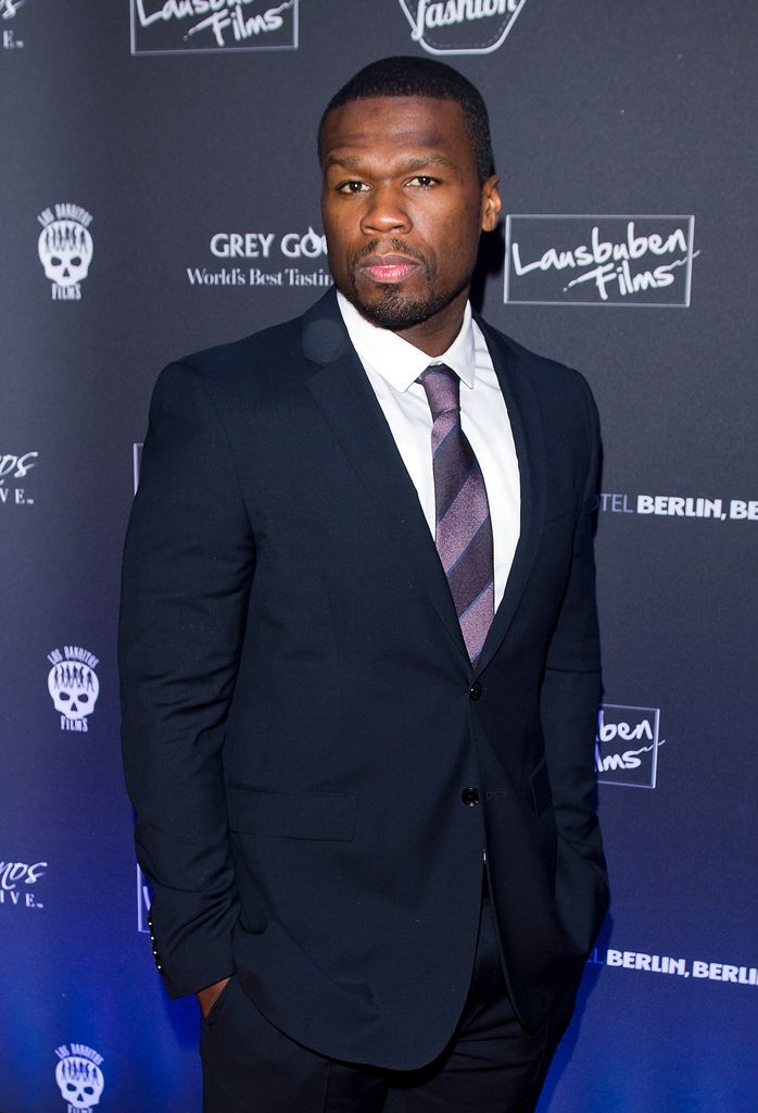  Curtis '50 Cent' Jackson attends the Germany premiere of "'All Things Fall Apart" 