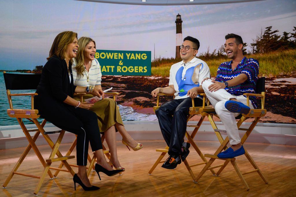 TODAY -- Pictured: Hoda Kotb, Jenna Bush Hager, Bowen Yang and Matt Rogers on Wednesday June 8, 2022