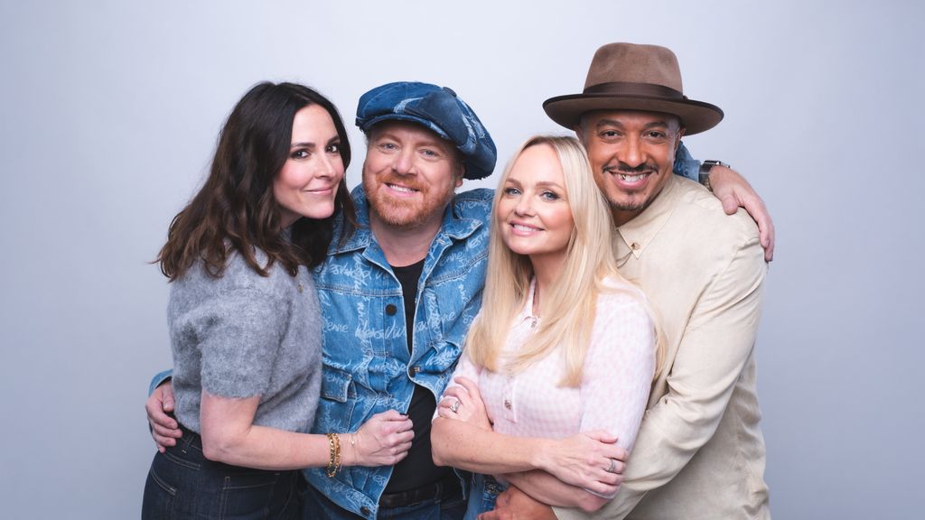 A photo of Jill Carter, Leigh Francis, Emma Bunton and Jade Jones