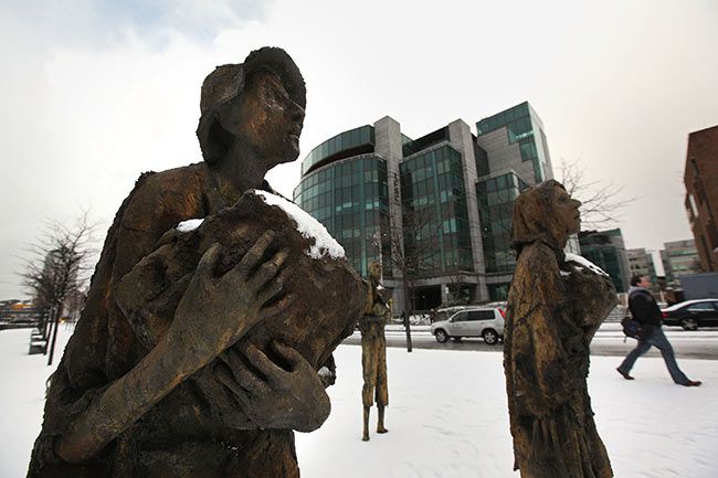 Famine Memorial Dublin