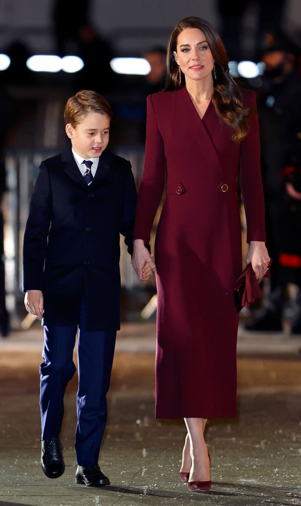 George and Kate at Christmas concert 2022