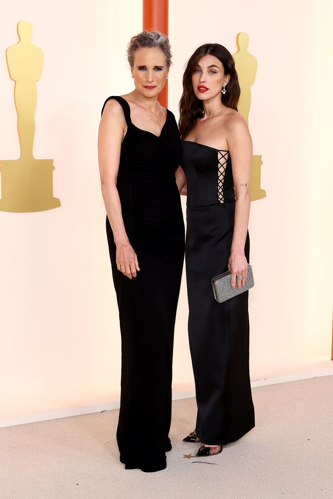 andie macdowell and daughter rainey qualley
