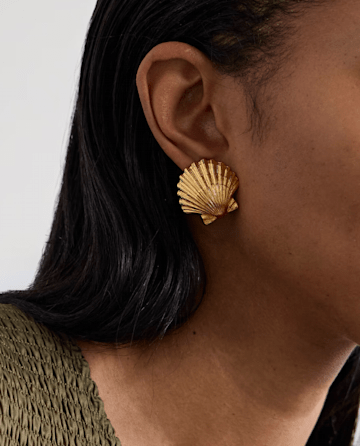 Mar Gold-Tone Earrings - Jennifer Behr