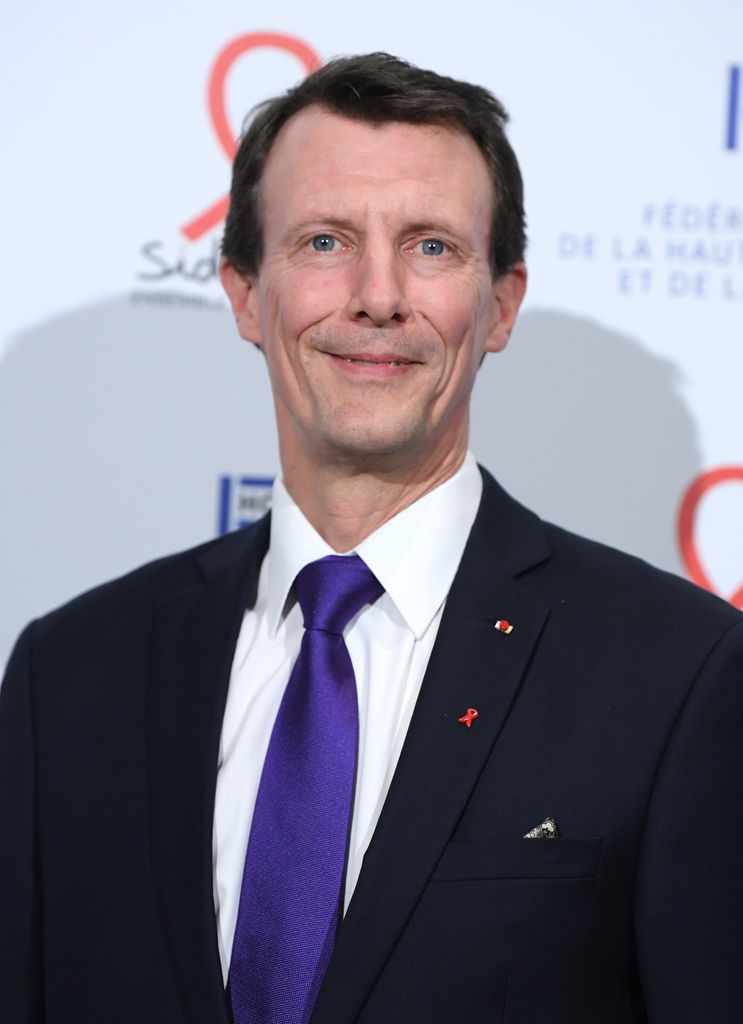 Prince Joachim in a black suit