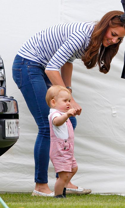 The Duchess of Cambridge is set to welcome a little brother or sister for Prince George this month