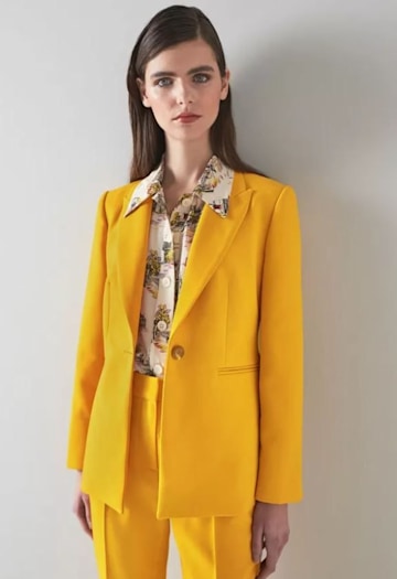 yellow blazer lk bennett 