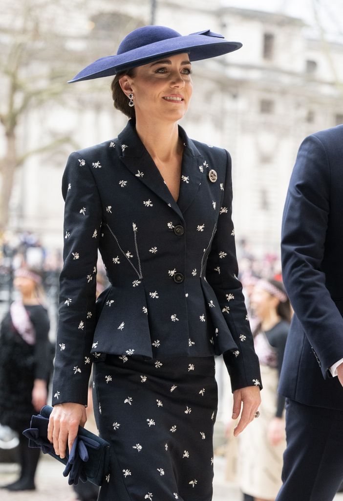 Catherine, Princess of Wales attends the 2023  Commonwealth Day Service at Westminster Abbey on March 13, 2023 in London, England. (Photo by Samir Hussein/WireImage)