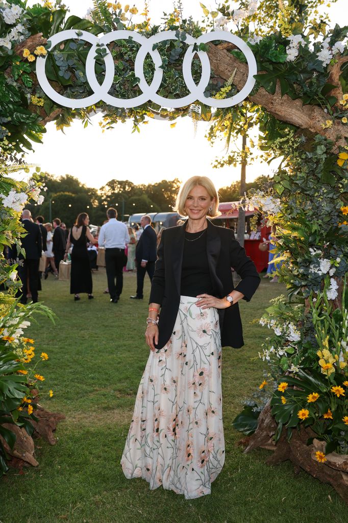 Emilia Fox joins the crowds at Henley Festival