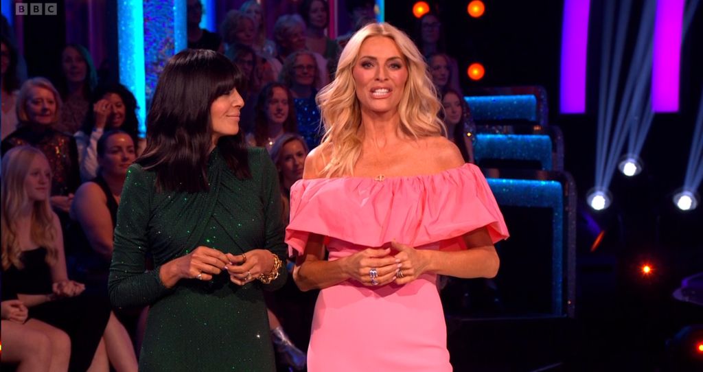 Claudia Winkleman and Tess Daly on Strictly Come Dancing